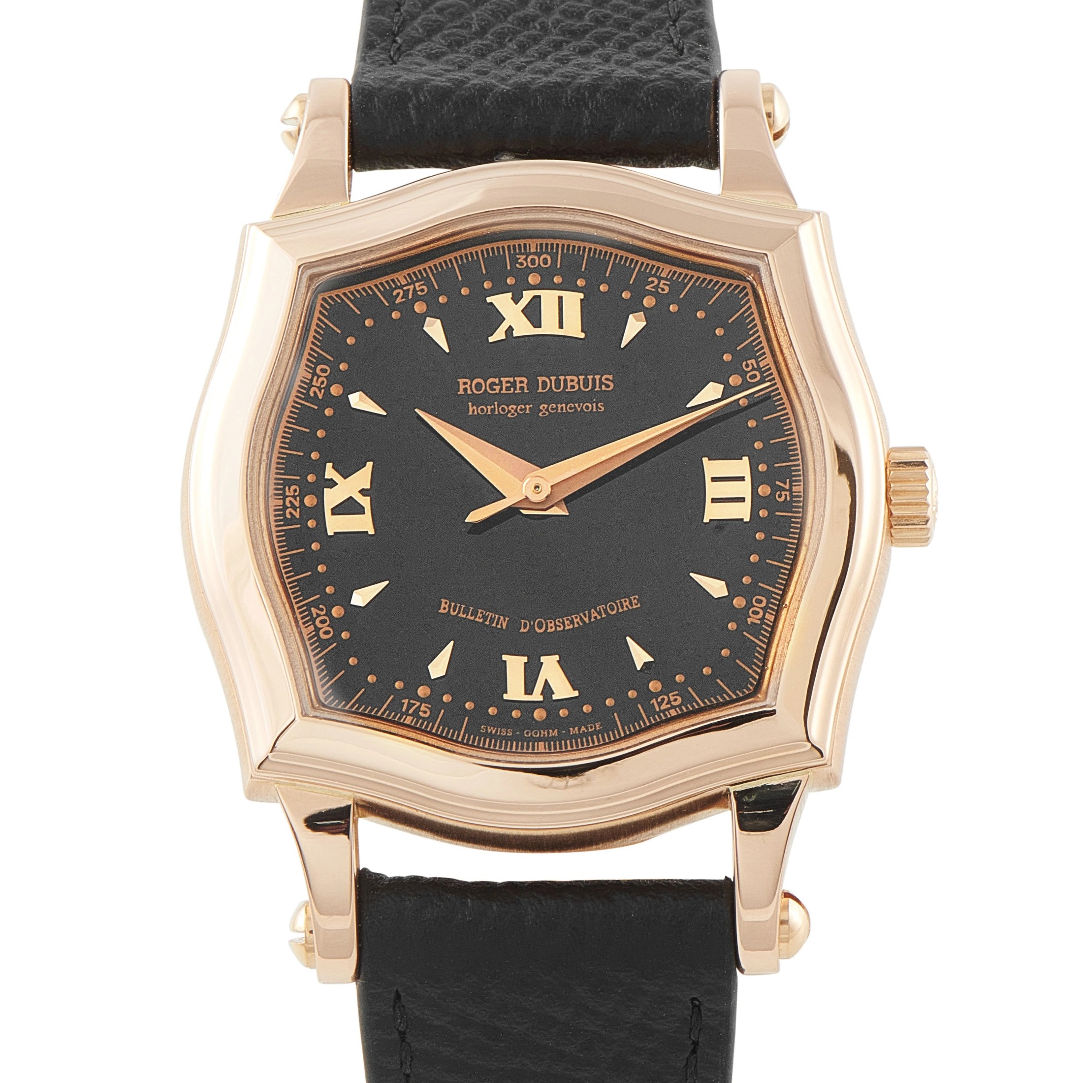 Roger Dubuis Sympathie Black Dial 18K Rose Gold Watch S34.57.5