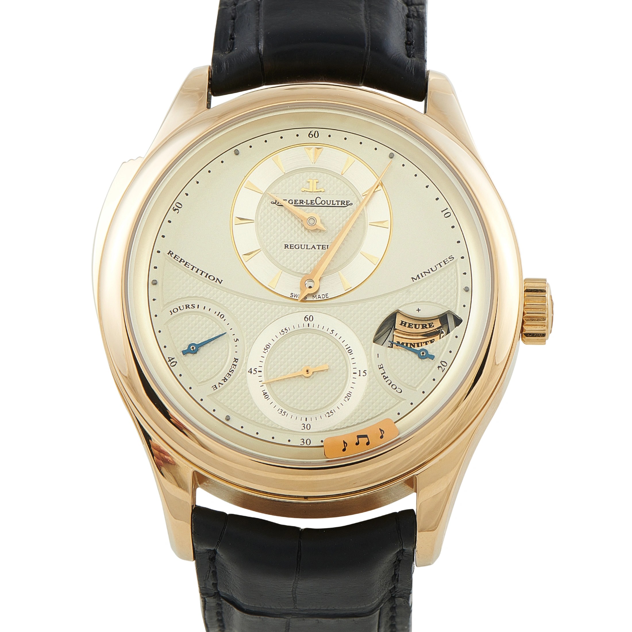 Jaeger-LeCoultre Master Grande Tradition Minute Repeater 18K Yellow Gold Watch Q5011410