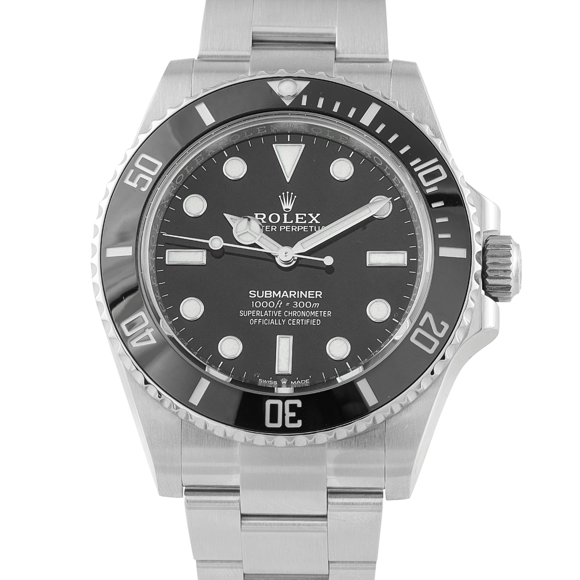 Rolex Submariner No Date Steel Watch 124060