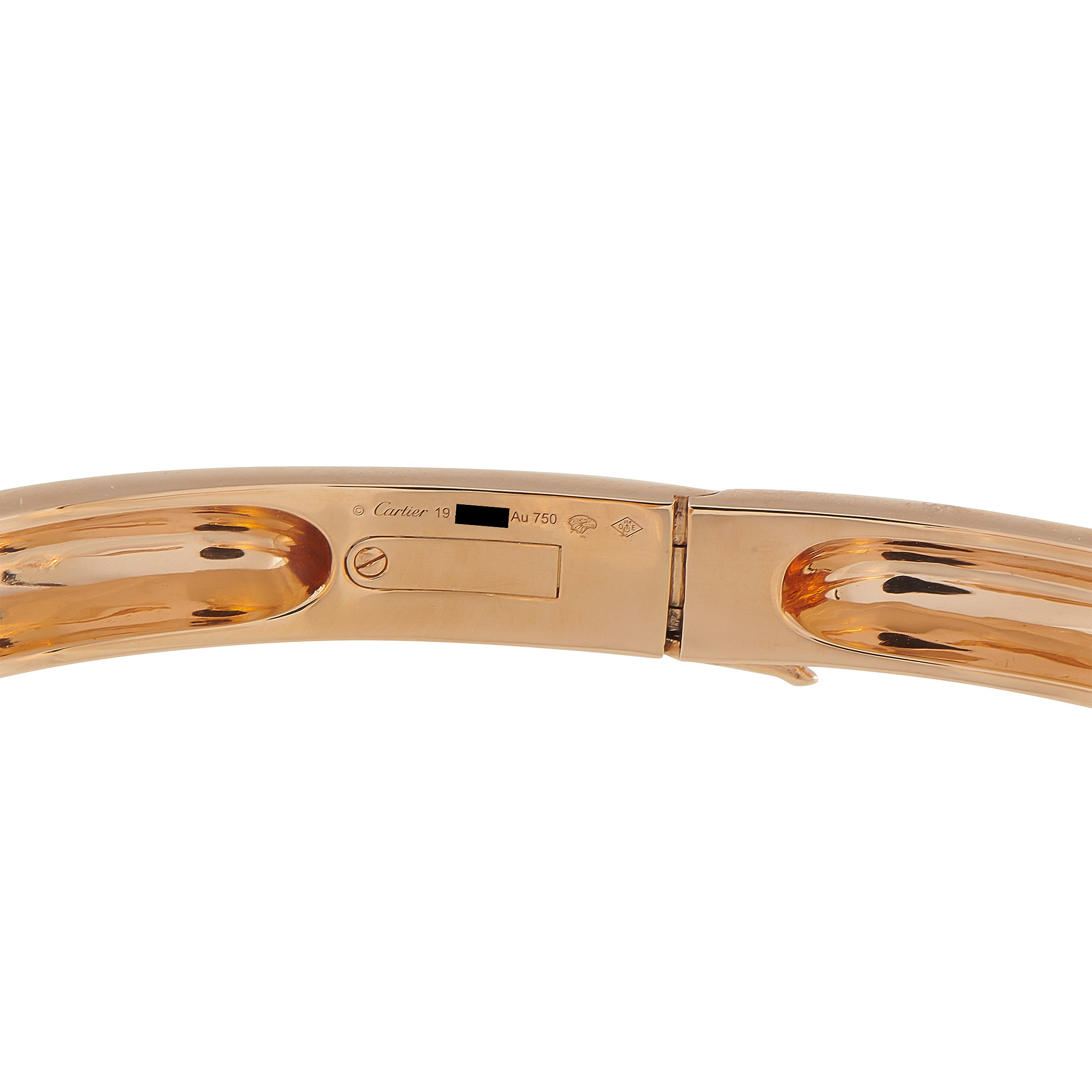 Cartier Panthre de Cartier 18K Rose Gold Bracelet Size 19 #5177 | eBay